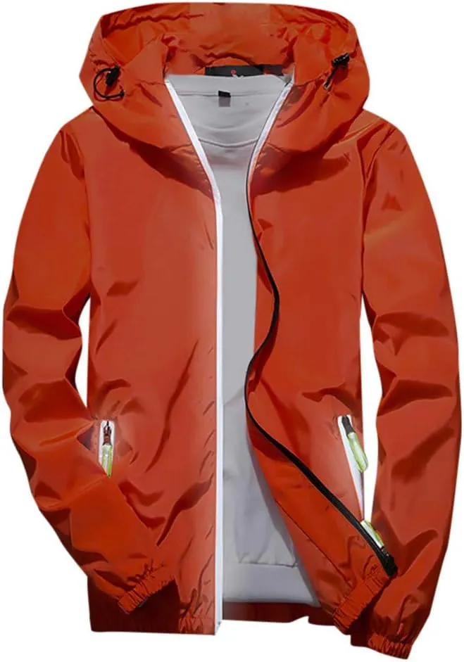 Men's Bomber Jacket Warm Waterproof Puffer Jacket Hooded Windproof Winter Coat Jacket, M-7XL
