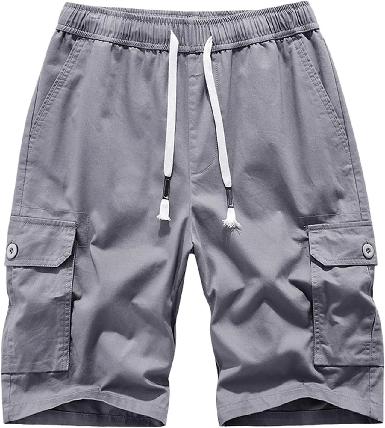 Men's Cargo Gym Shorts Athletic Utility Tactical Hiking Shorts Breathable Outdoor Work Shorts With Multi Pockets