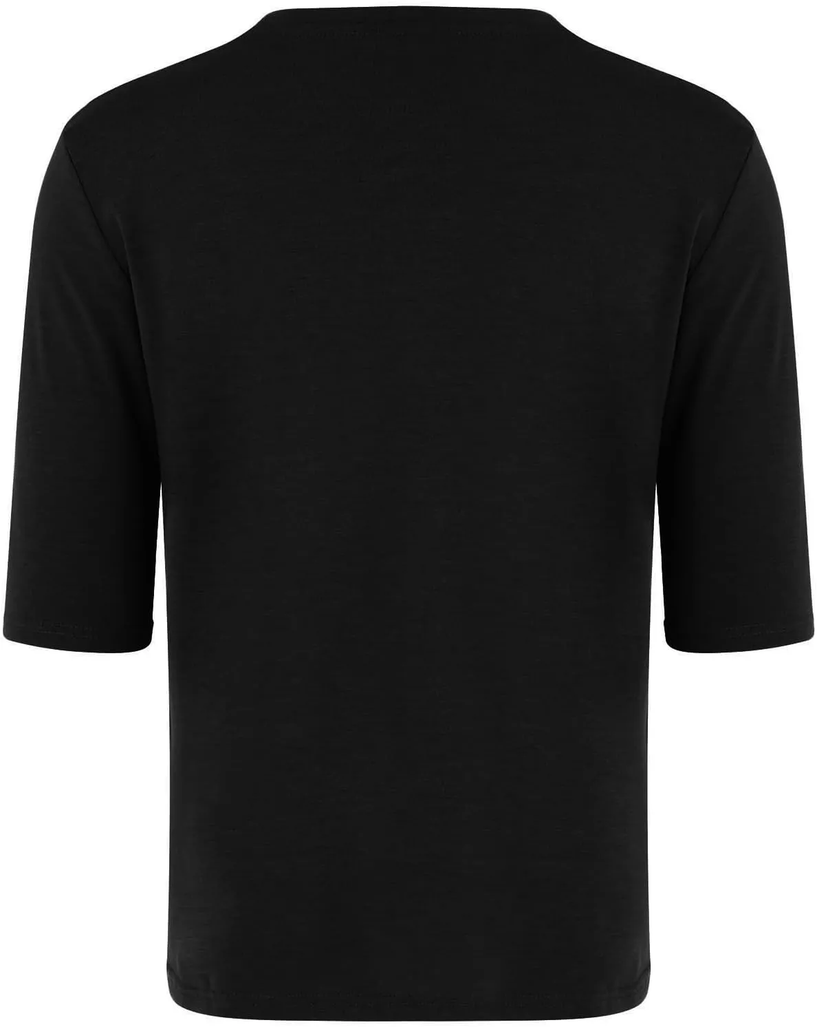 Men's Casual T-Shirts 3/4 Sleeve Crew Neck Athletic Gym Tees Stretch Slim Solid Baggy Sport Fitness Workout Shirts