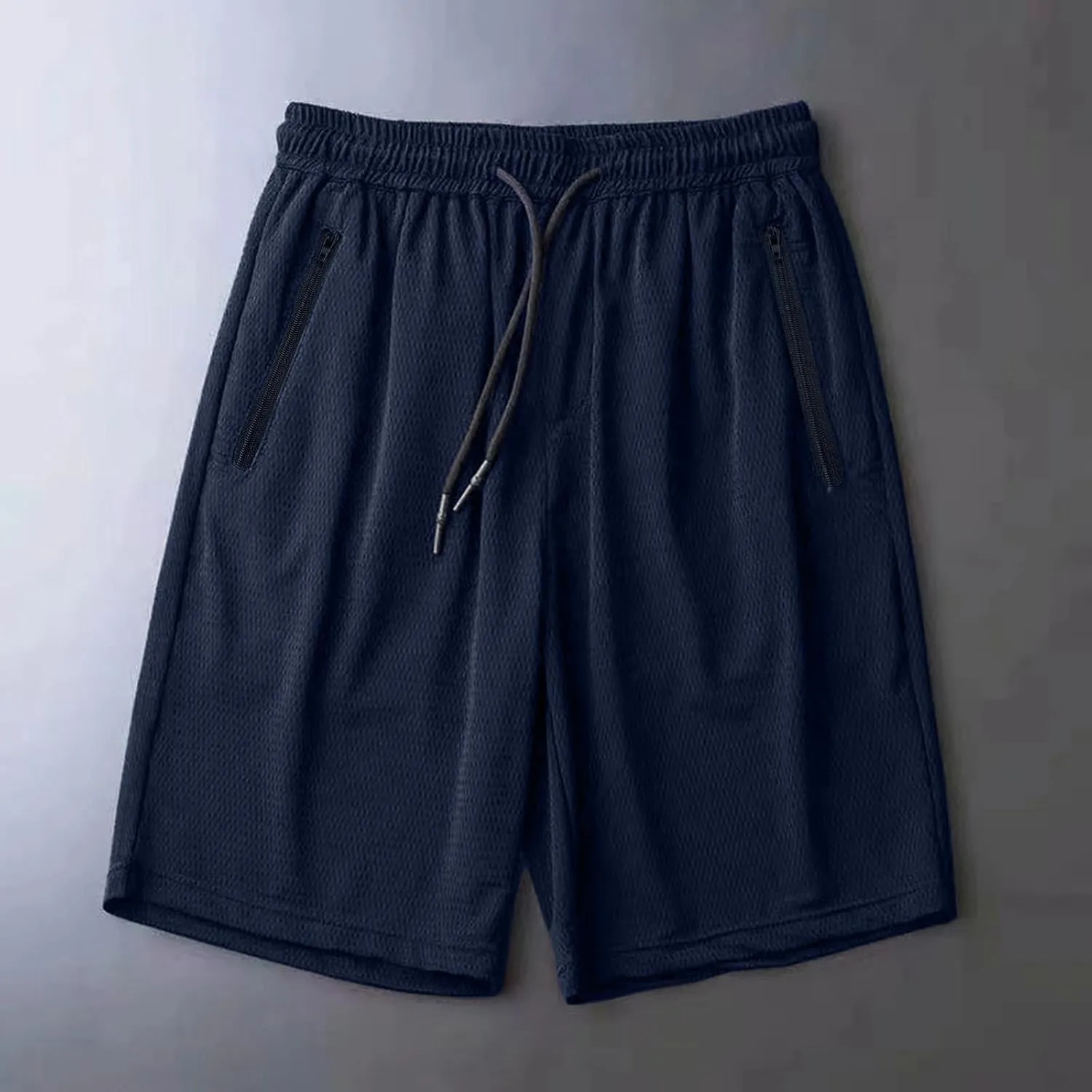 Men's Gym Shorts Breathable Mesh Quick Dry Athletic Basketball Shorts Lightweight Running Shorts with Drawstring
