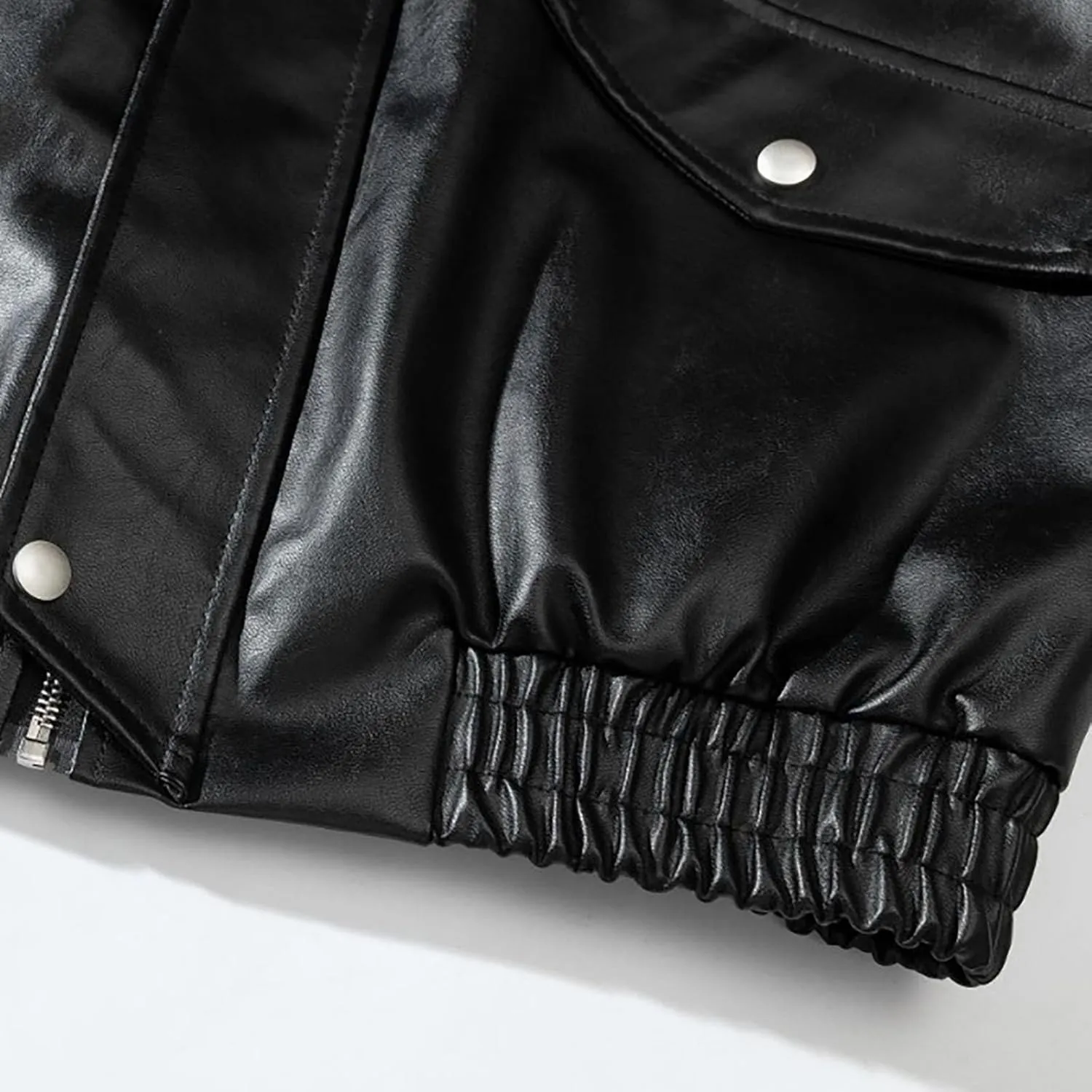 Mens Motorcycle Jacket Windbreaker Zipper Up Solid Lapel Collar Oversize Fashion Coat Spring Fall 2024 Shell Jackets