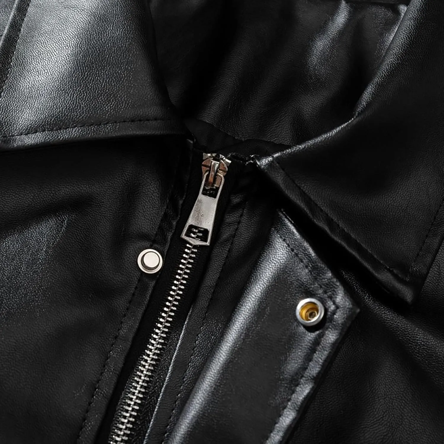 Mens Motorcycle Jacket Windbreaker Zipper Up Solid Lapel Collar Oversize Fashion Coat Spring Fall 2024 Shell Jackets