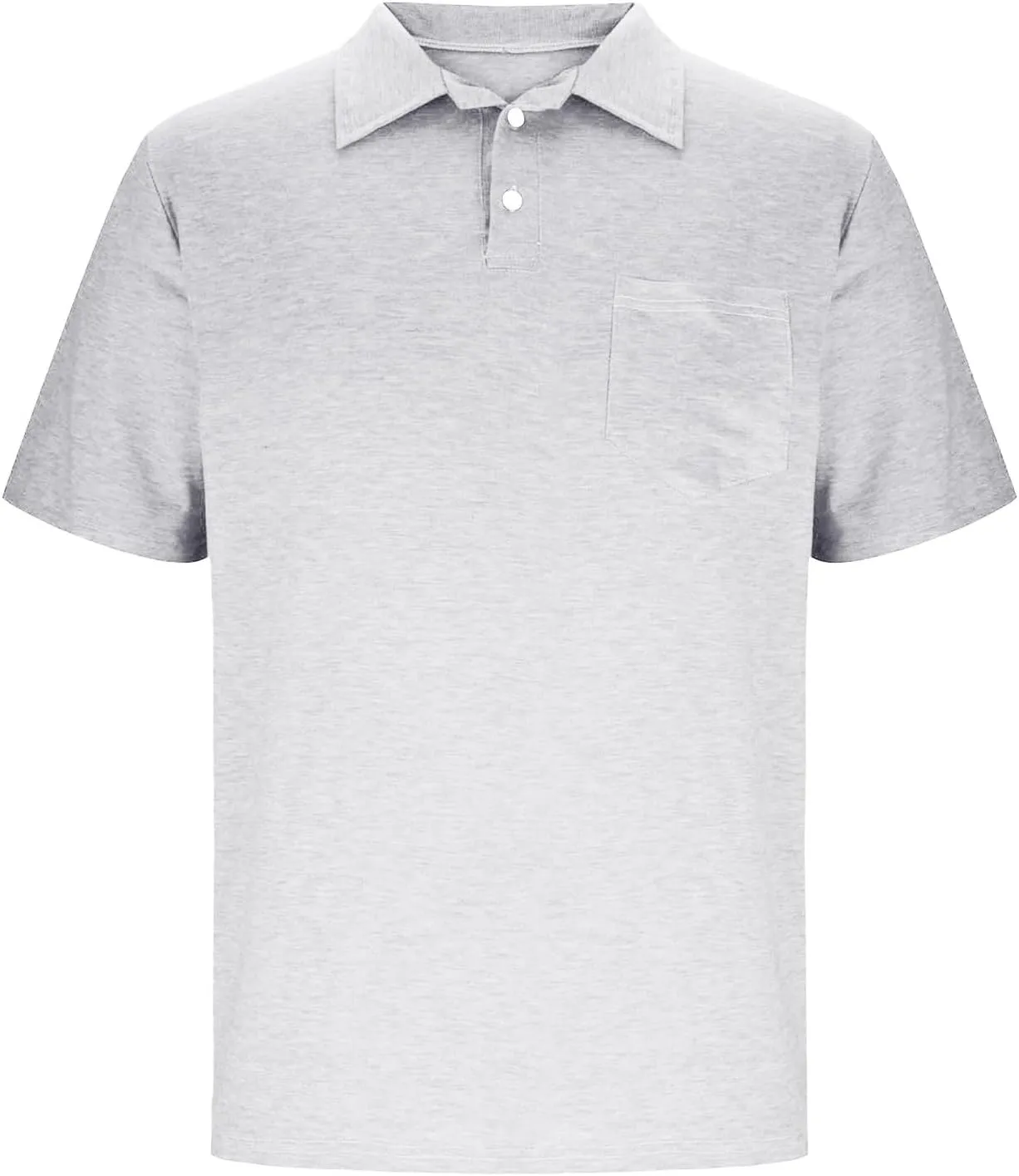Mens Pique Polo Shirts Short Sleeve Quick Dry Performance Moisture Wicking Golf Shirt Jacquard Short Sleeve T-Shirts