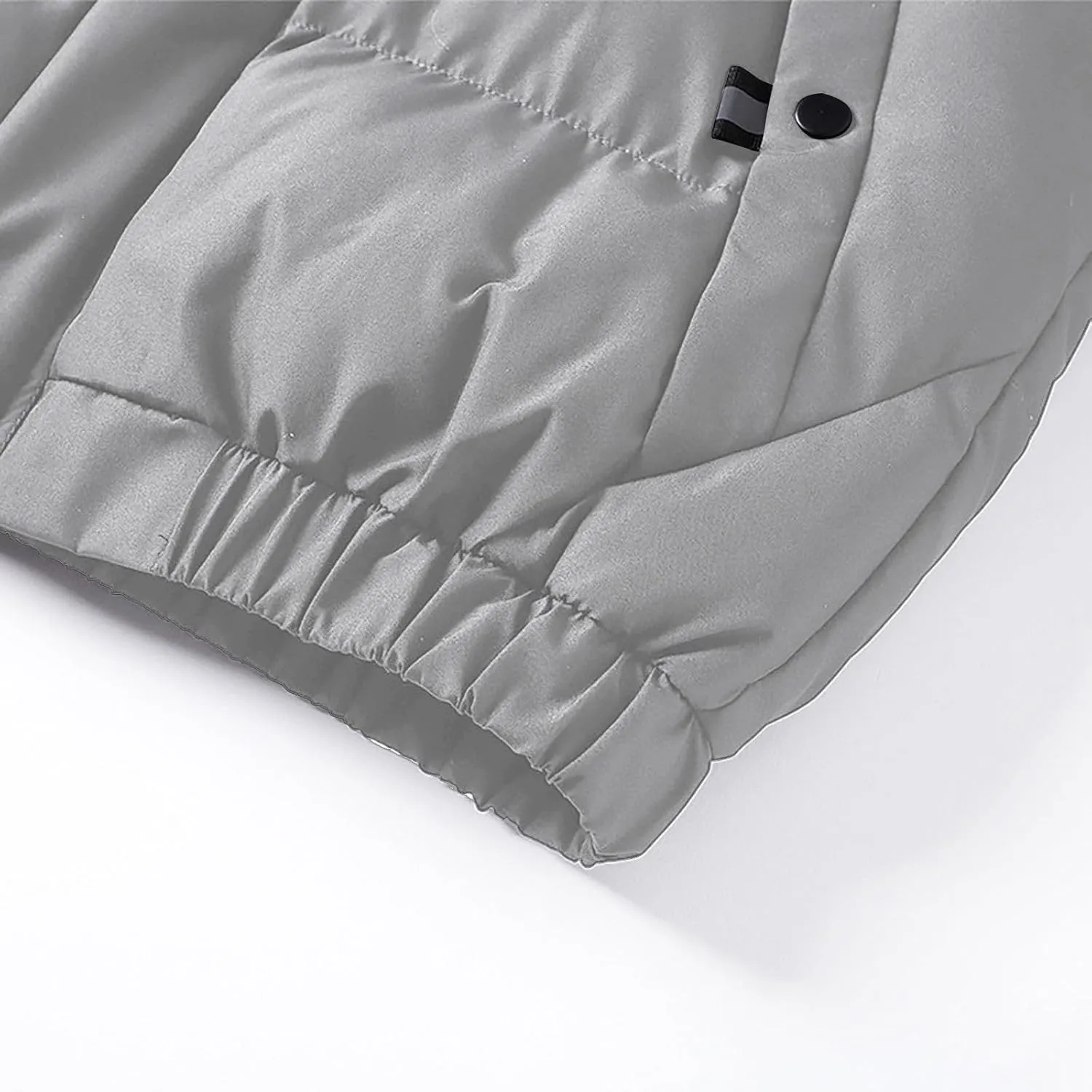 Men's Ski Jacket Waterproof Warm Heavyweight Packable Windproof Insulated Jackets Thermal Zip Up Puffer Jacket