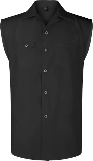 Mens Sleeveless Button Down Shirts Summer Cotton Linen Beach Tank Top Trendy Loose Camp Collared Leisure Waistcoats