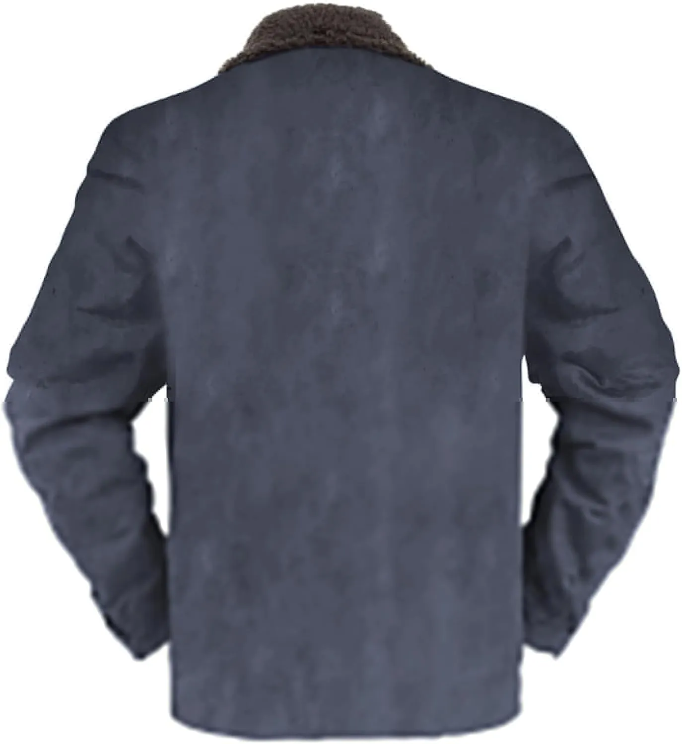 Mens Winter Jacket Sherpa Lined Coat Fleece Vintage Jackets Warm Outdoor Coat Zipper Button Shirt Jacket Top Outwear