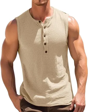 Men's Workout Tank Tops Athletic Bodybuilding Workout Muscle Cut Off Shirt Moisture Wicking Summer Sleeveless Shirts