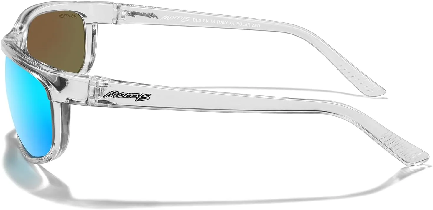 MERRY'S Wrap Around Sport Polarized Sunglasses for Men Women Driving Fishing Cycling Running UV400 Protection S3027