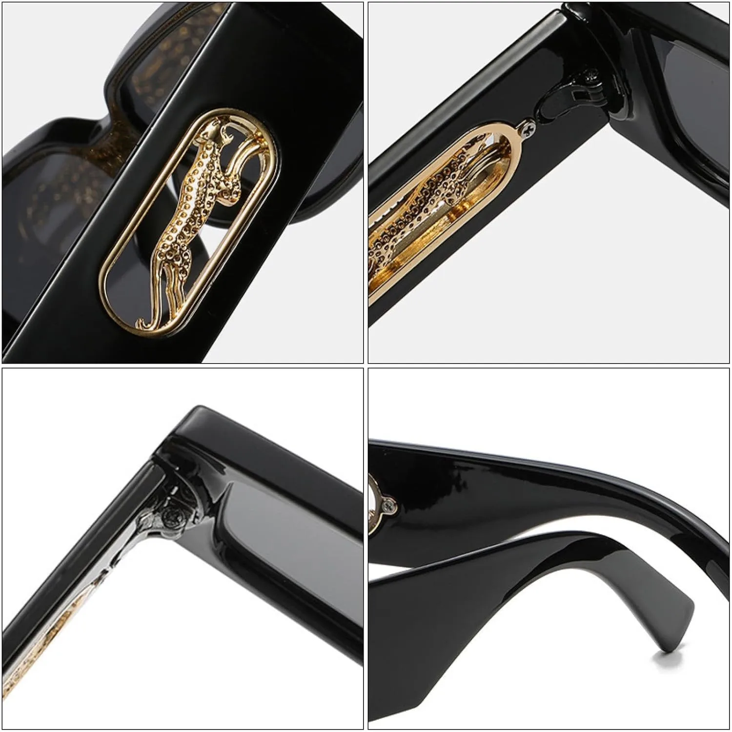 Metal Rectangle Sunglasses Women Vintage Fashion Narrow Sun Glasses Men Classic Tiny Shades