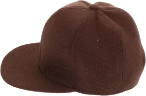 Milisten Adjustable Baseball Cap for Men and Women Breathable Sun Protection Hat with Wide Brim for Summer Street Dance and Outdoor Sports Unique Fashionable Design Brown