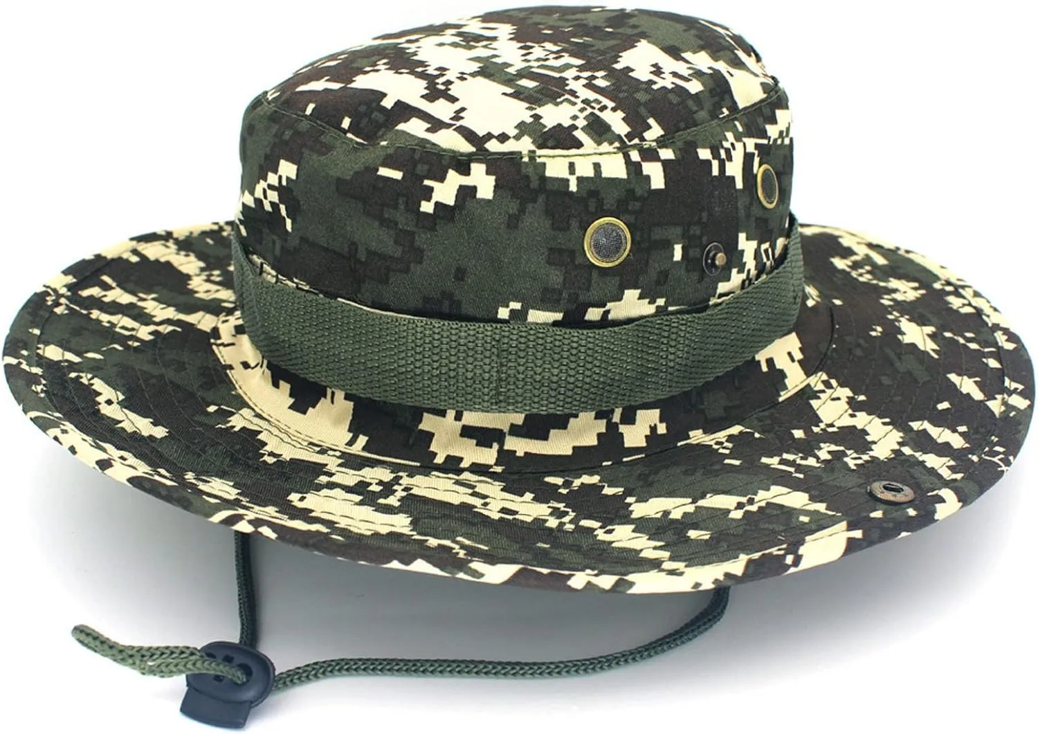 Military Tactical Boonie Hats for Men Women Camo Visor Bucket Hats Outdoor Hunting Fishing Caps Casual Safari Sun Hat