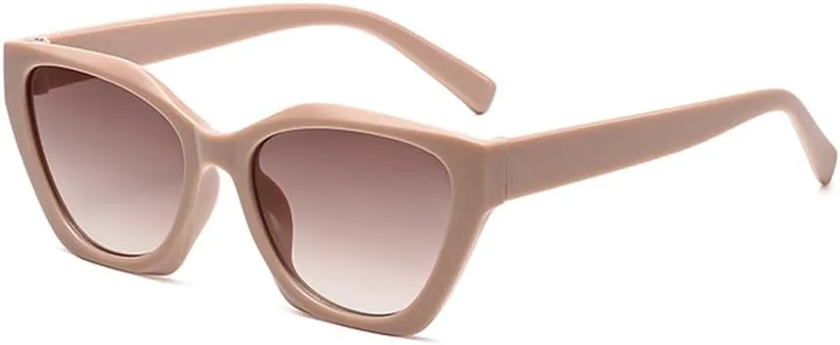 NGIFREIOO-Classic Retro Cat Eye Trendy Sunglasses Men Women Vintage Cateye Sports UV400 Resistant Fashion Sunglasses Female
