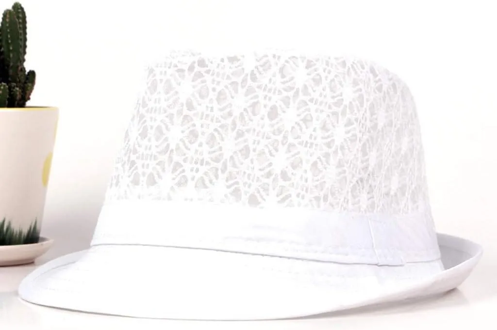 Packable Classic Roll Up Straw Cuban Hat for Men Women Unisex Summer Panama Fedora Hat Short Brim Beach Sun Cap