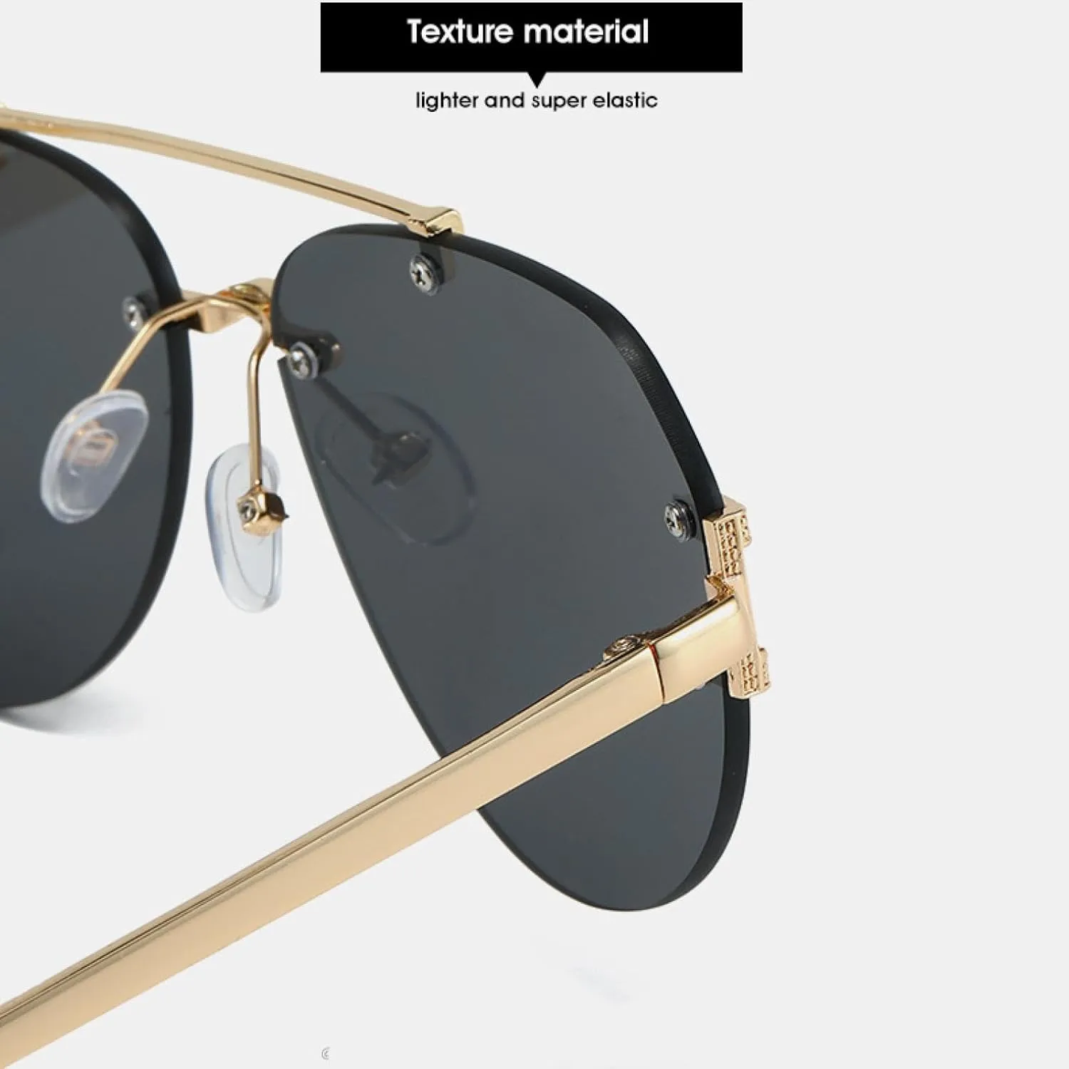 Quality Luxury Women's Oval Sunglasses Classic Metal Anti-uv Driving Sun Glasses Fashion Men's Casual Shades