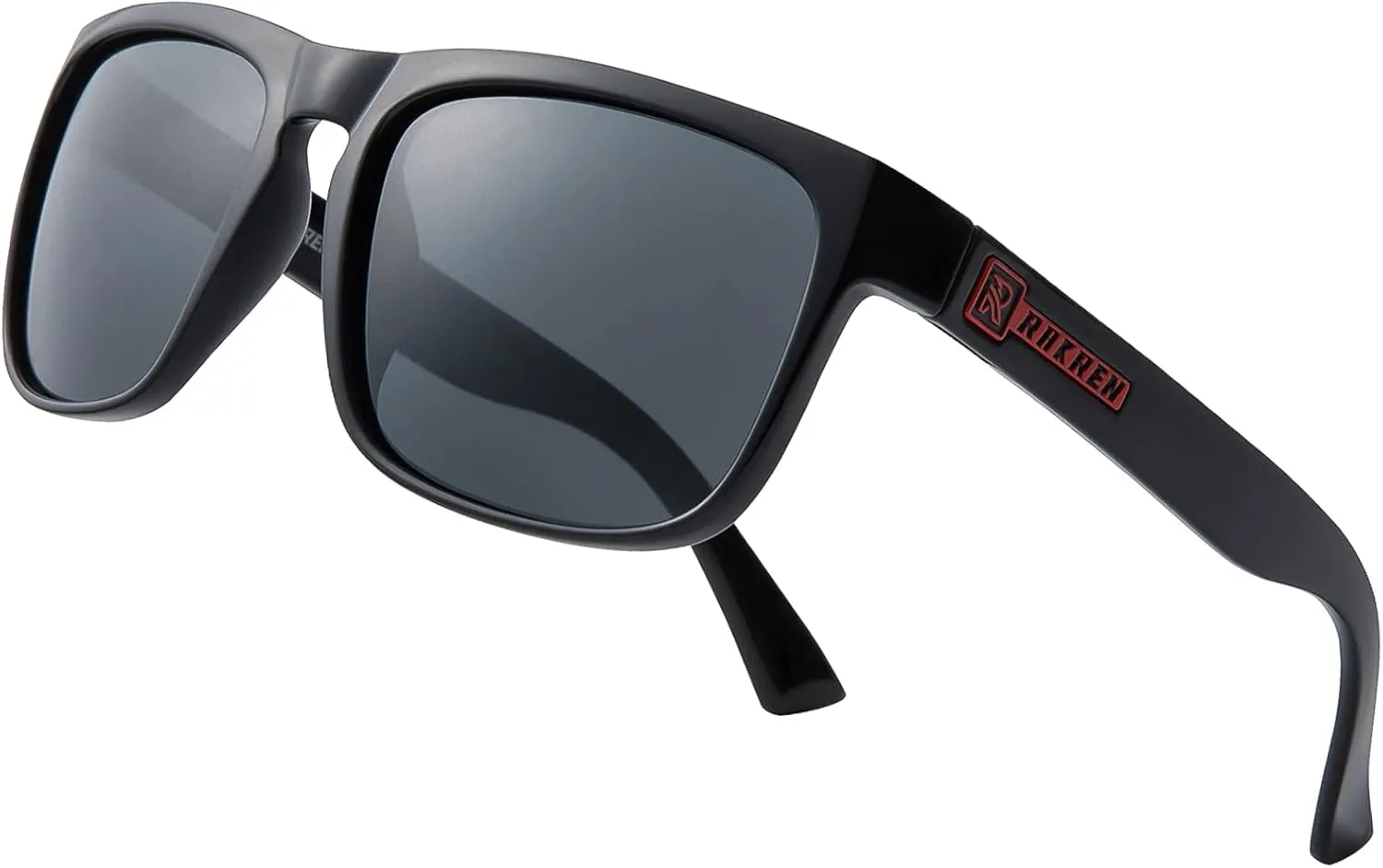 RAKREN Retro Polarized Sunglasses Men Women,Square Sunglasses for Men Driving Sport Shades UV400 Protection