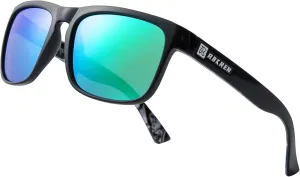 RAKREN Retro Polarized Sunglasses Men Women,Square Sunglasses for Men Driving Sport Shades UV400 Protection