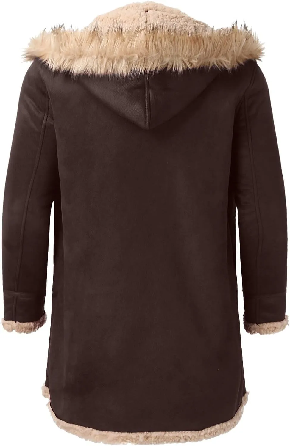 RTRDE Men's Jackets Winter Thick Sherpa Lined Fleece Hoodie Jacket Coat Outwear Lightweight, M-5XL