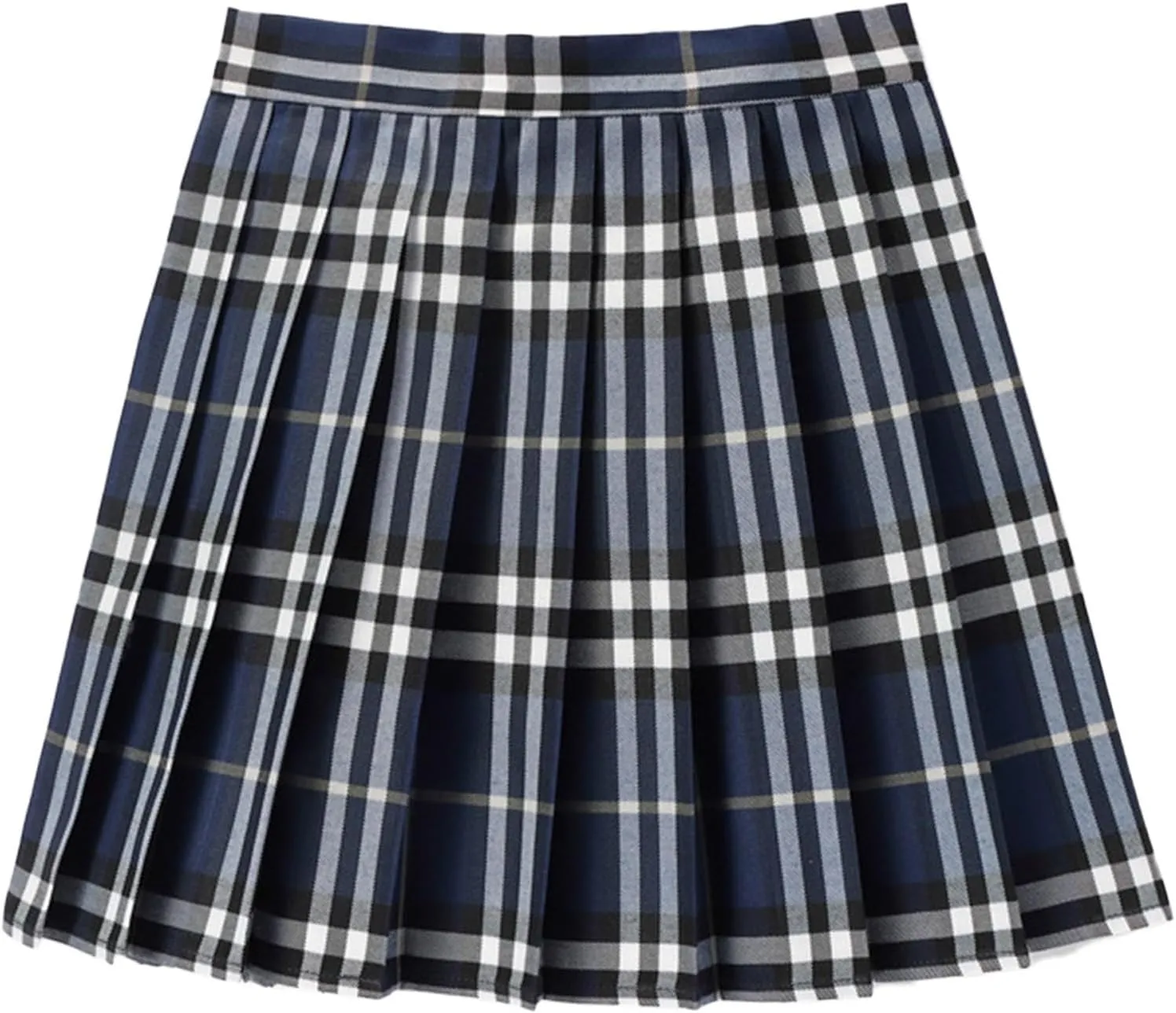 Skirts for Women Women's Casual Plaid High Waist Pleated A Line Mini Skirt