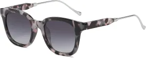 SOJOS Classic Square Polarized Sunglasses Womens Mens Retro Trendy UV400 Sunnies SJ2050