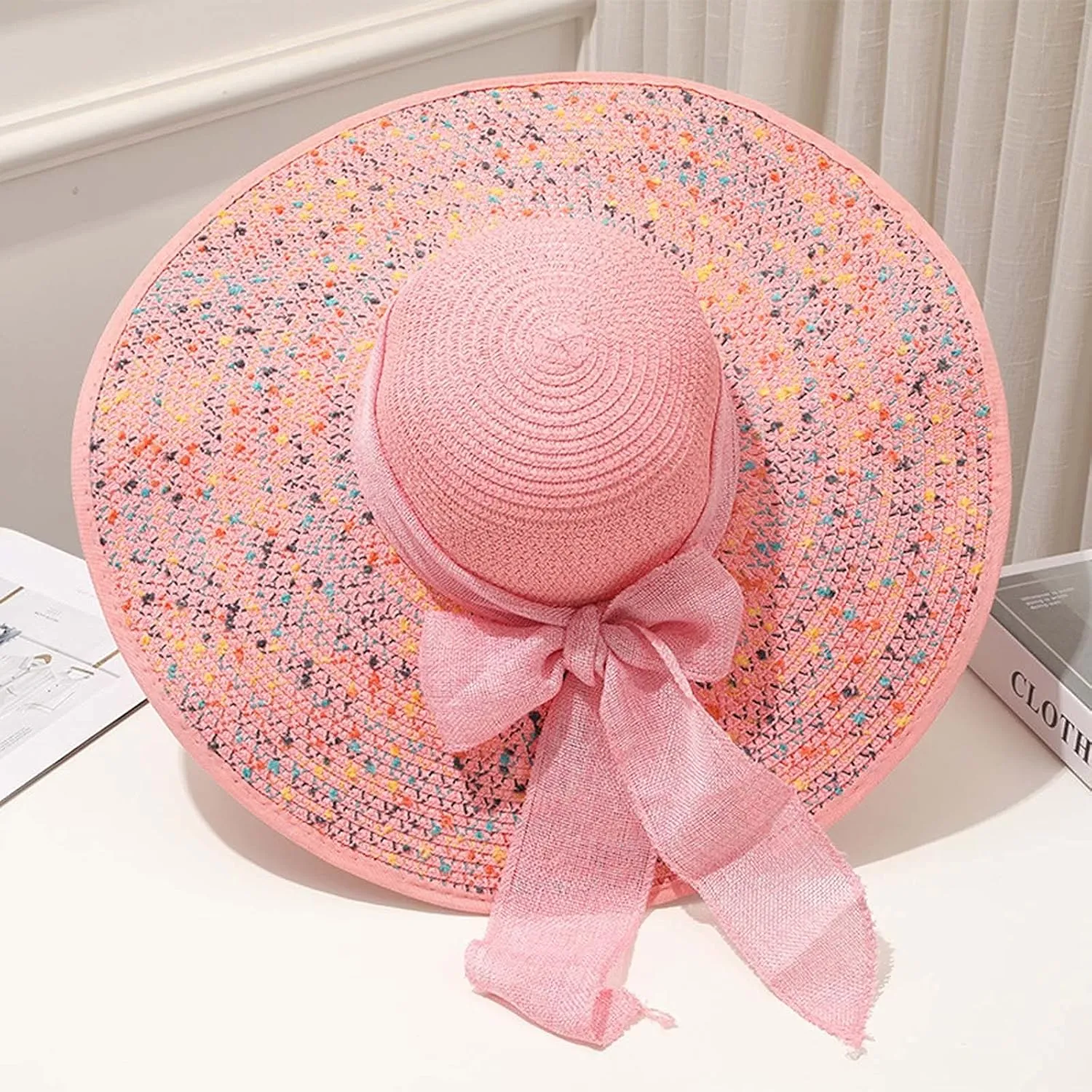 Summer Beach Sun Hats for Men Women Foldable Floppy Travel Packable Hat, Wide Brim Hat s Birthday Easter