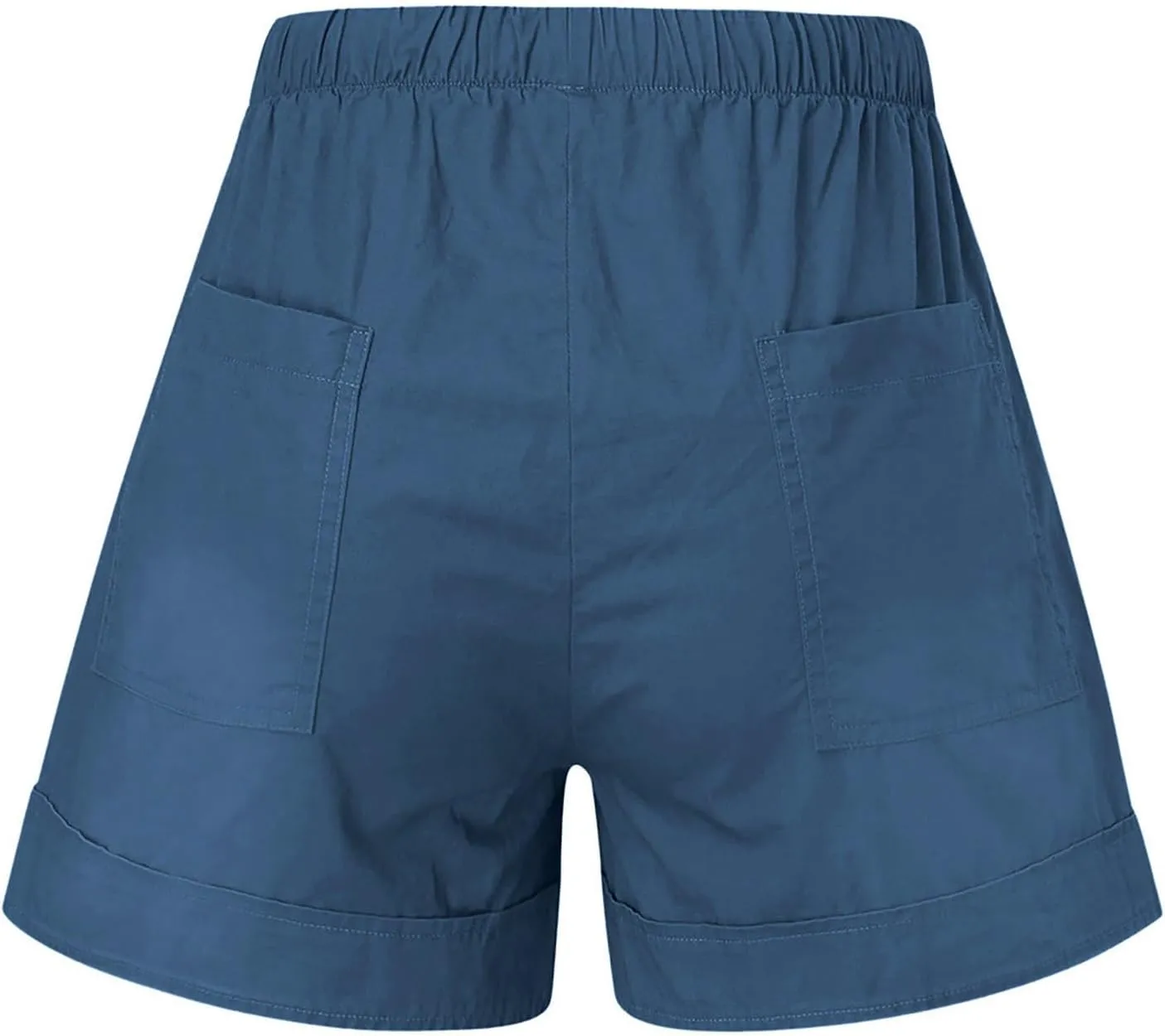 Summer Shorts for Women Casual Drawstring High Waisted Shorts Trendy Lightweight Beach Lounge Shorts with Pockets