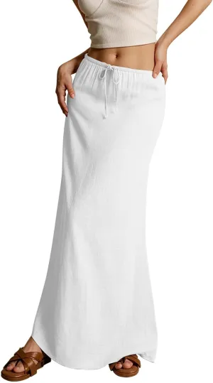 Summer Skirts for Women Elastic Waist Peasant Cute Going Out Flutter Festival Trendy Country Swing Skirts for Women Trendy