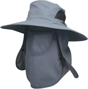 Sun Hats for Women Gardening Hat Wide Brim Beach Removable Breathable Cotton Summer Hat with Fold-Up Brim