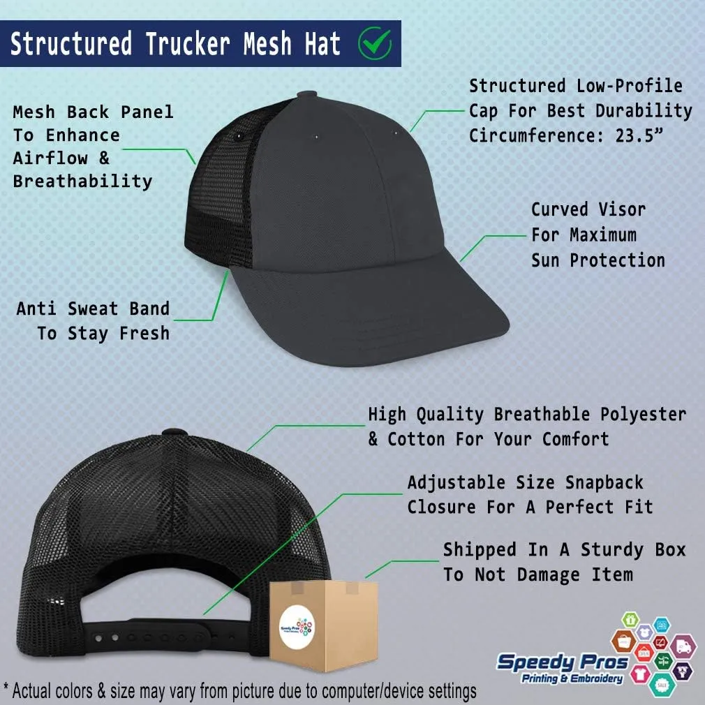 Trucker Hat Baseball Cap Police Block Style Cotton Dad Hats for Men & Women