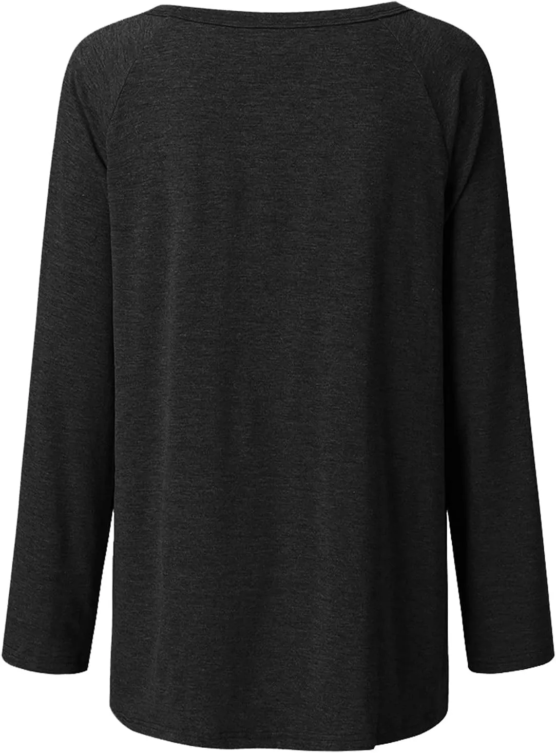 Tunic Tops for Women Loose Fit Dressy Long Sleeve Crew Neck T Shirts Oversized Casual Blouse Swing Flare Pullover