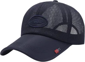 Unisex Breathable Full Mesh Hat Summer Mesh Baseball Cap Trucker Hat Baseball Cap for Men Women Outdoor Sports