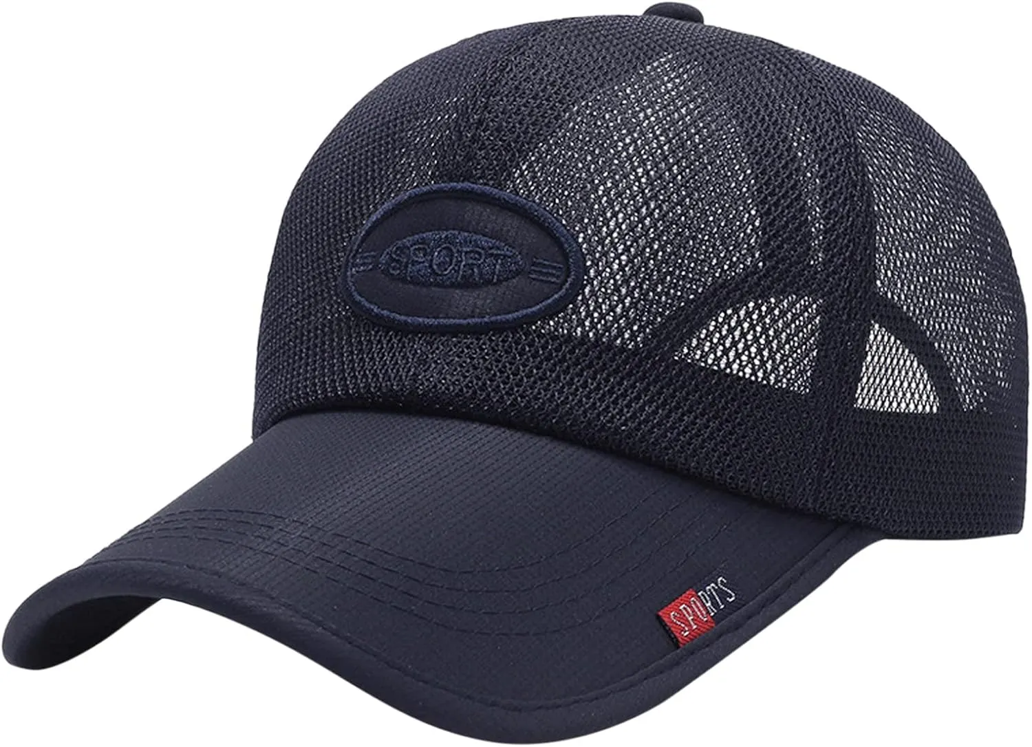 Unisex Breathable Full Mesh Hat Summer Mesh Baseball Cap Trucker Hat Baseball Cap for Men Women Outdoor Sports