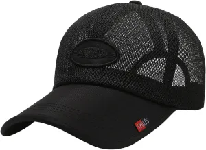Unisex Breathable Full Mesh Hat Summer Mesh Baseball Cap Trucker Hat Baseball Cap for Men Women Outdoor Sports