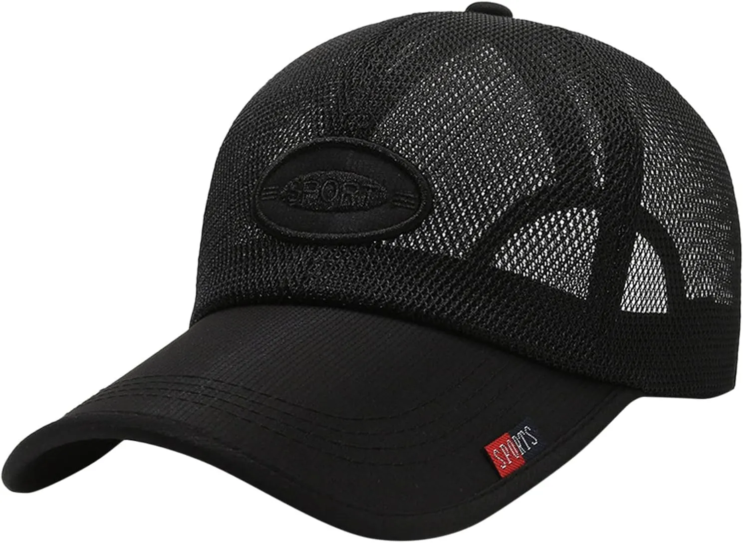 Unisex Breathable Full Mesh Hat Summer Mesh Baseball Cap Trucker Hat Baseball Cap for Men Women Outdoor Sports