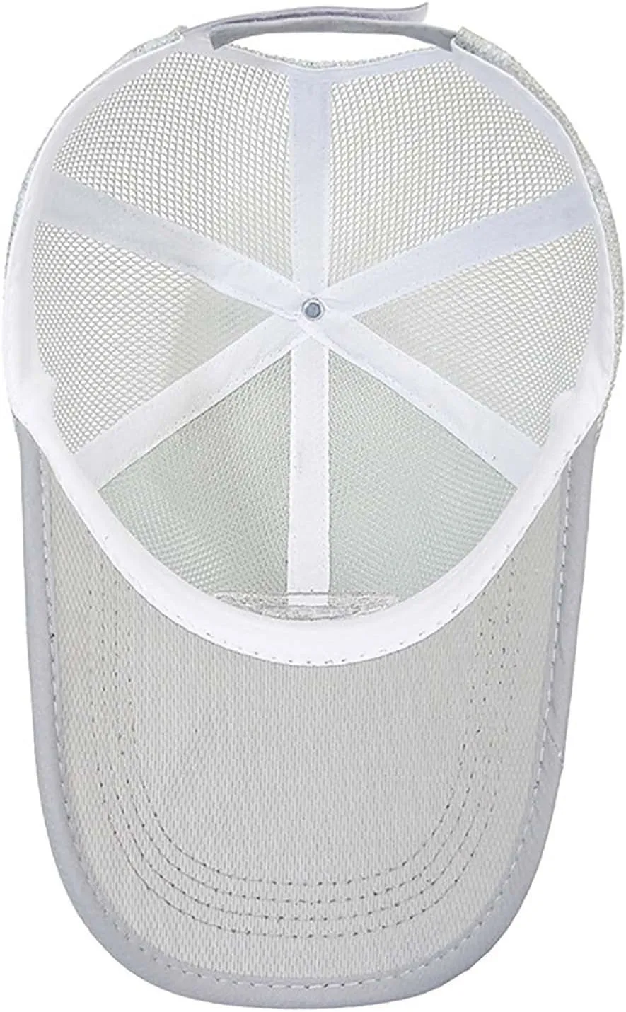 Unisex Breathable Full Mesh Hat Summer Mesh Baseball Cap Trucker Hat Baseball Cap for Men Women Outdoor Sports