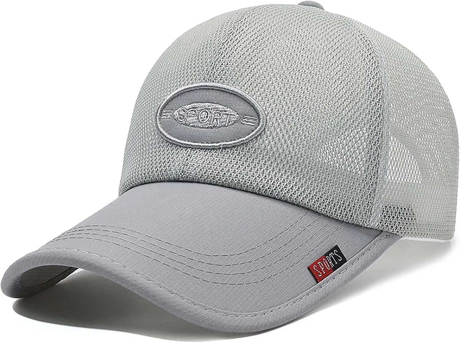 Unisex Breathable Full Mesh Hat Summer Mesh Baseball Cap Trucker Hat Baseball Cap for Men Women Outdoor Sports