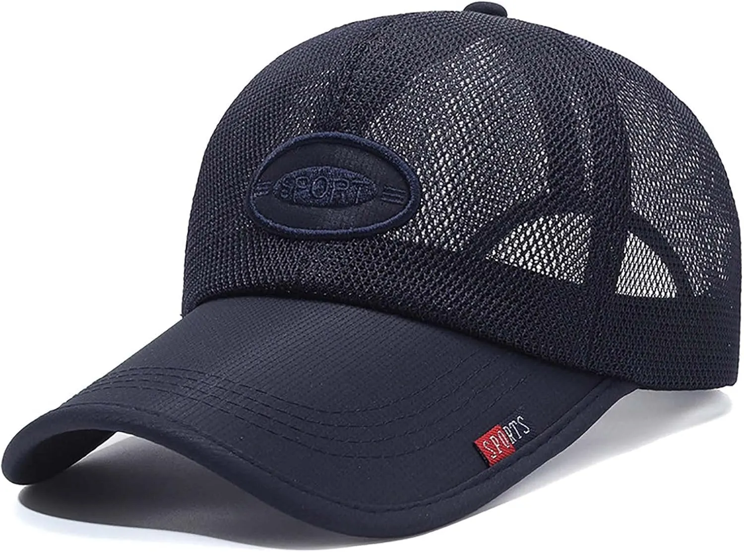 Unisex Breathable Full Mesh Hat Summer Mesh Baseball Cap Trucker Hat Baseball Cap for Men Women Outdoor Sports