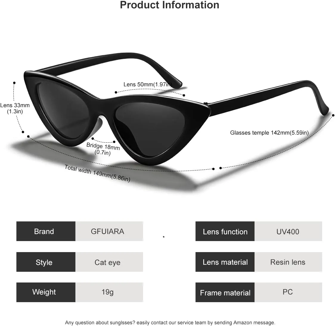 Vintage Cat Eye Sunglasses for Women Classic Retro Narrow Cateye Shades UV400 Protection Sun Glasses Sunnies