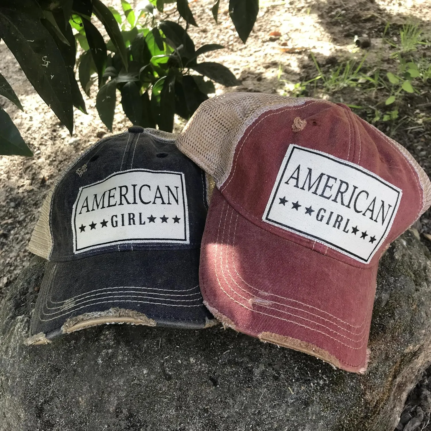 Vintage Life Funny Hats for Women and Girls, Distressed Trucker Baseball Cap with Sayings