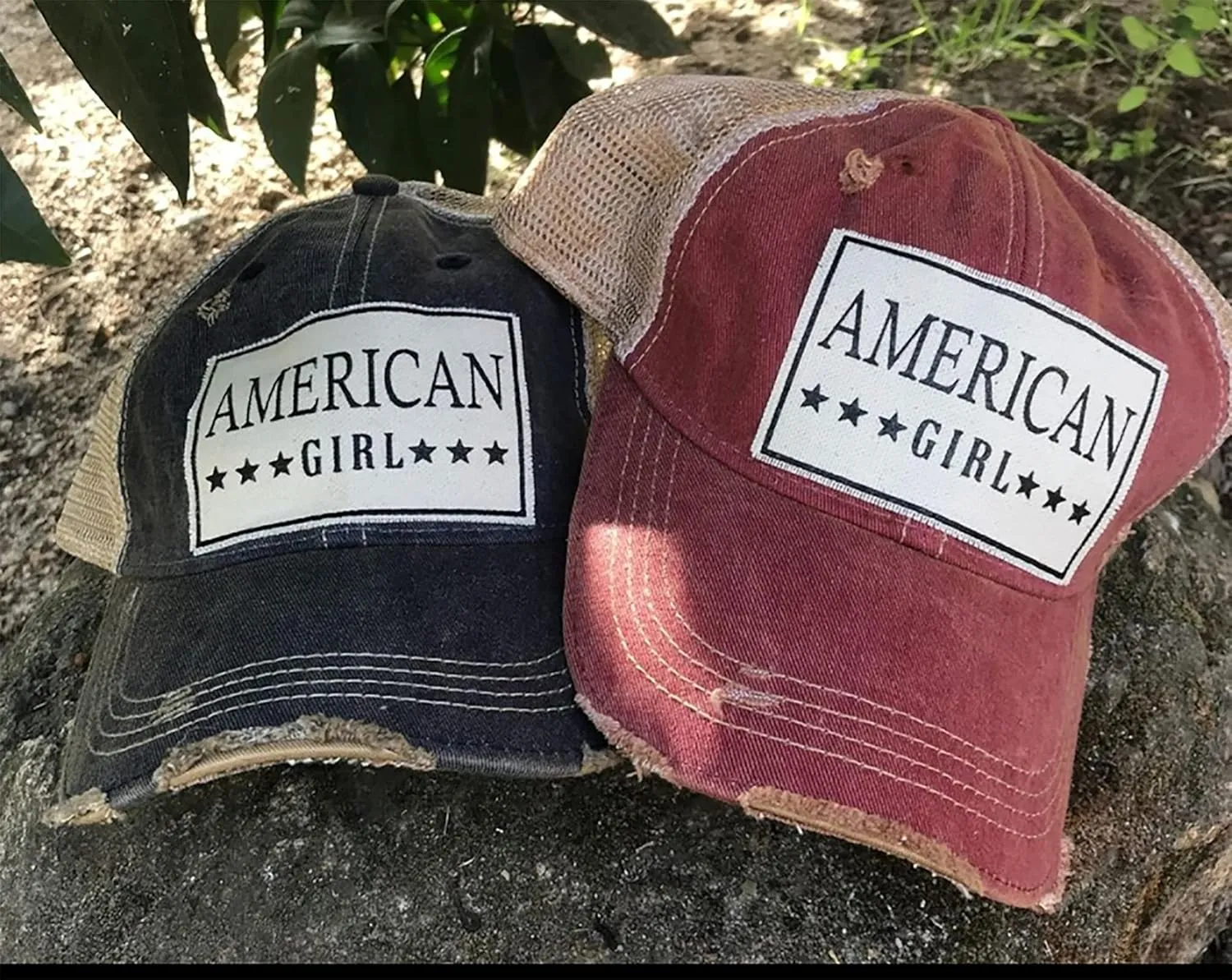 Vintage Life Funny Hats for Women and Girls, Distressed Trucker Baseball Cap with Sayings