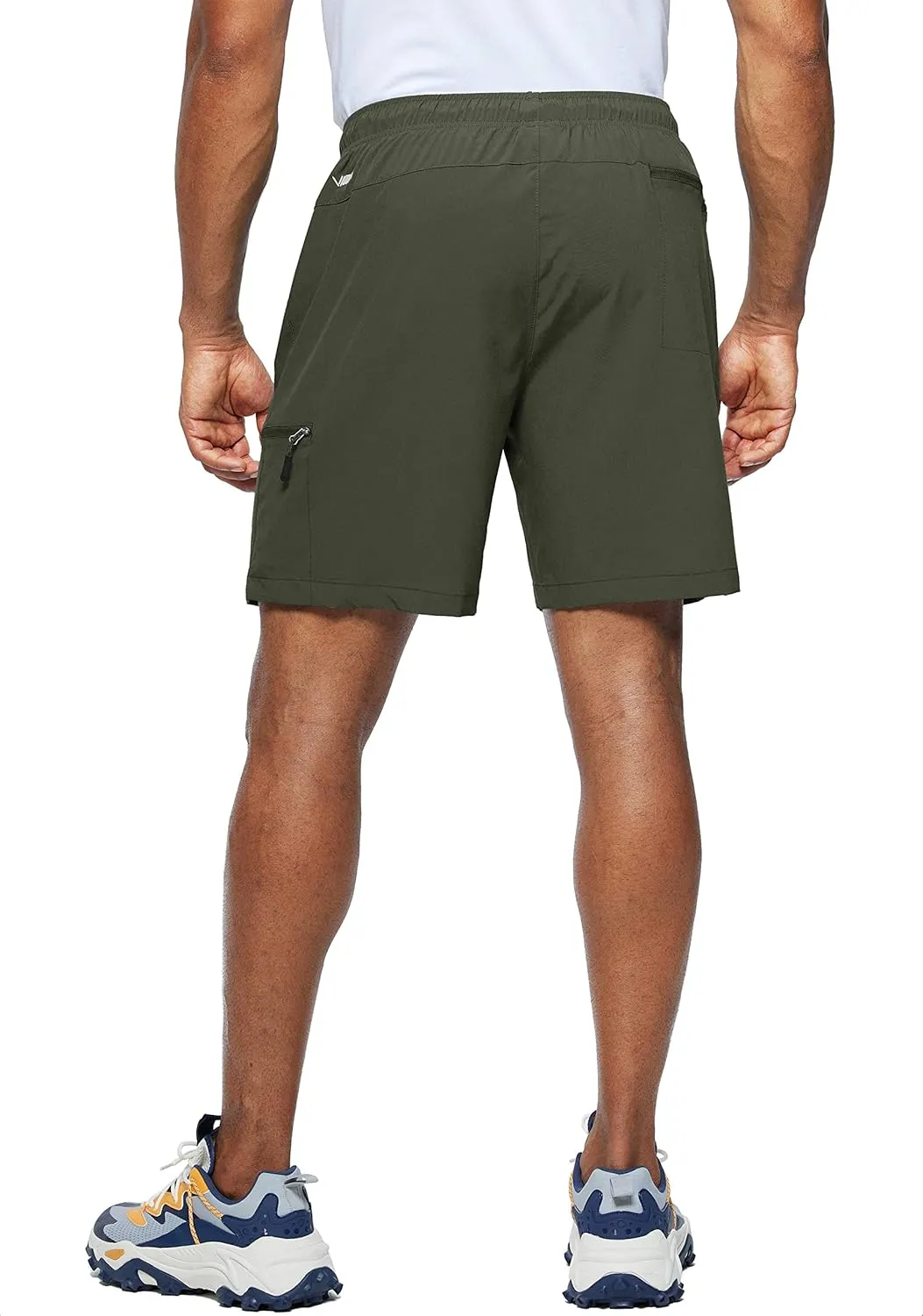 Viodia Men's Hiking Cargo Shorts Stretch Quick Dry Lightweight Shorts for Men Fishing Athletic Shorts with Pockets
