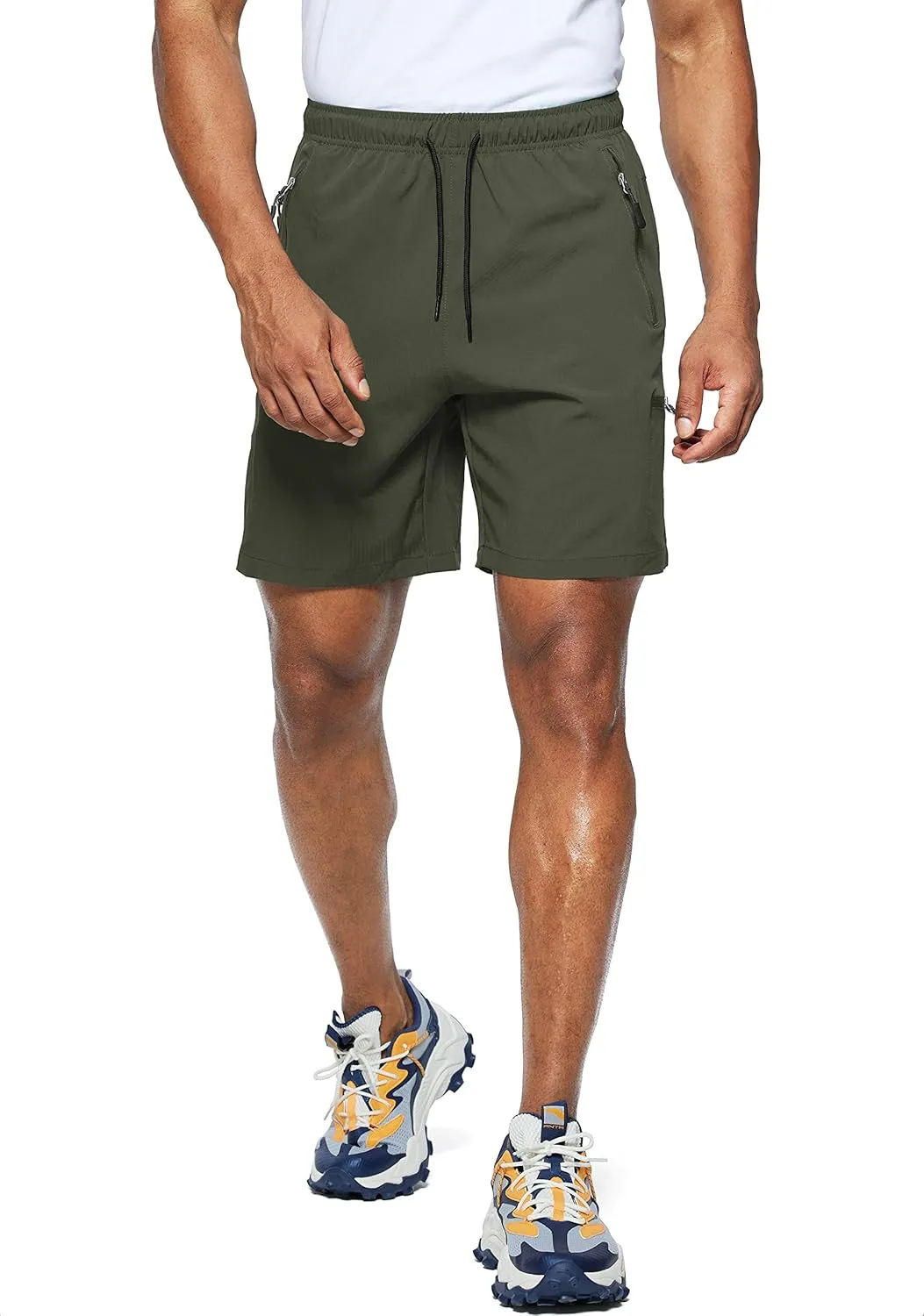 Viodia Men's Hiking Cargo Shorts Stretch Quick Dry Lightweight Shorts for Men Fishing Athletic Shorts with Pockets