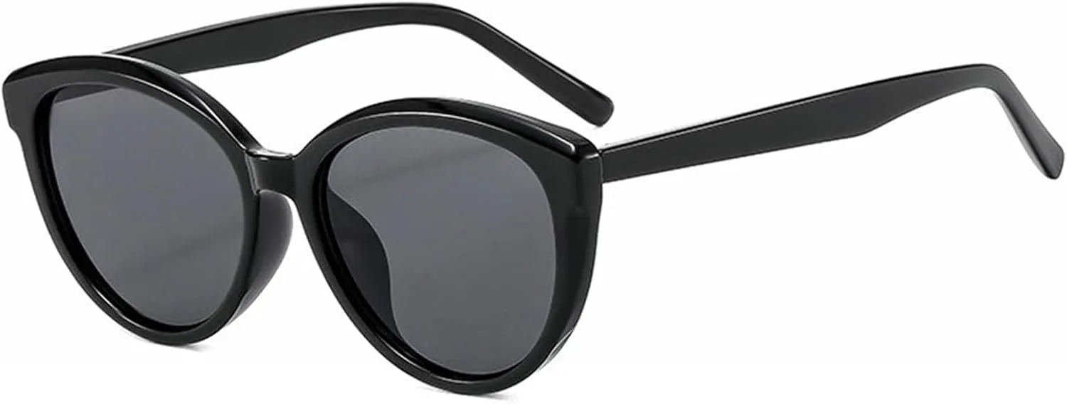 willochra Vintage Cat Eye Sunglasses Women 90s Classic Round Sun Glasses Retro Shades Fashion Gradient Sunglasses