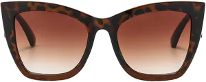 willochra Vintage Oversized Cat Eye Sunglasses Women 90s Classic Square Retro Shades Fashion Gradient Sunglasses UV400