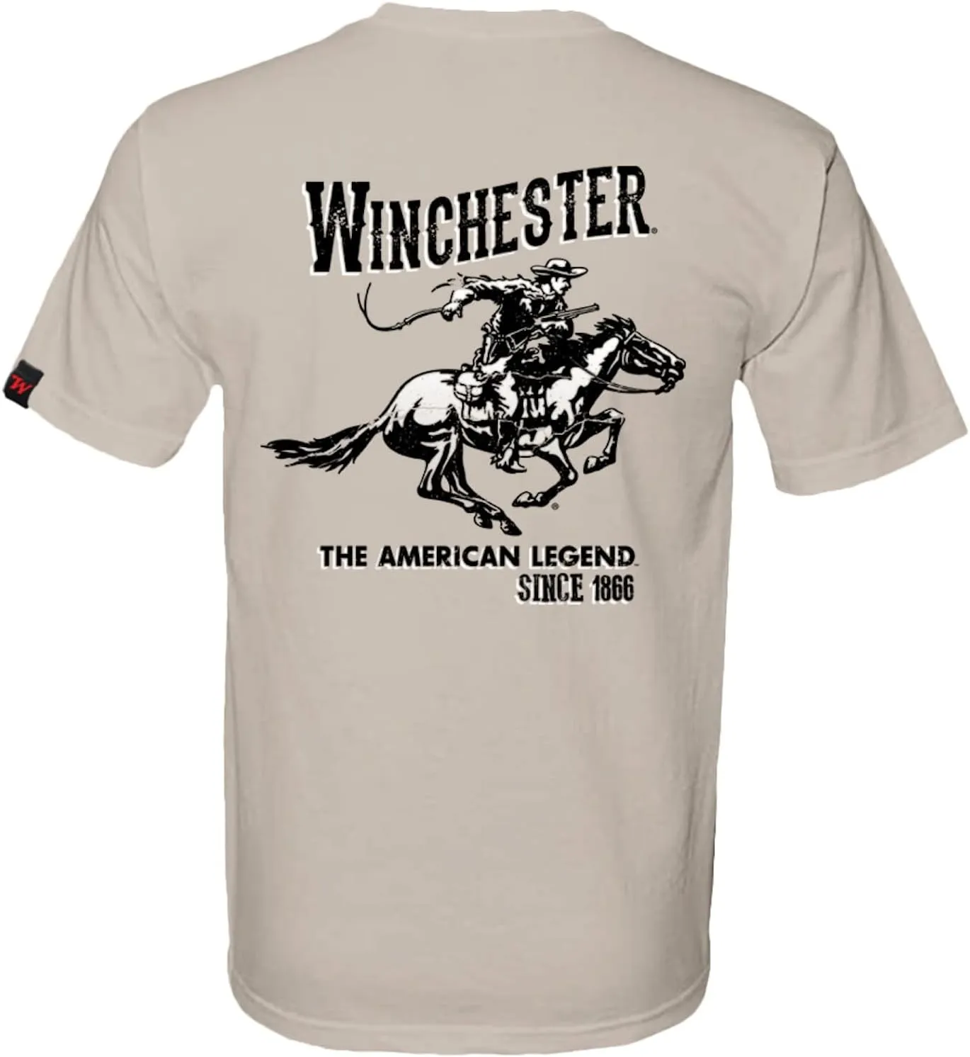 Winchester Official Vintage Horse and Rider Graphic T-Shirts for Men