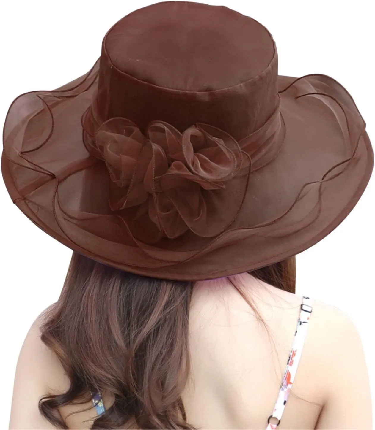 Women Church Hats for Women Fancy Tea Party Hats Wedding Fascinator Summer Travle Cap