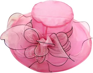 Women Church Hats for Women Fancy Tea Party Hats Wedding Fascinator Summer Travle Cap