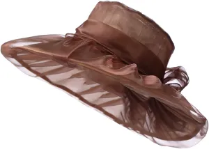 Women Church Hats for Women Fancy Tea Party Hats Wedding Fascinator Summer Travle Cap