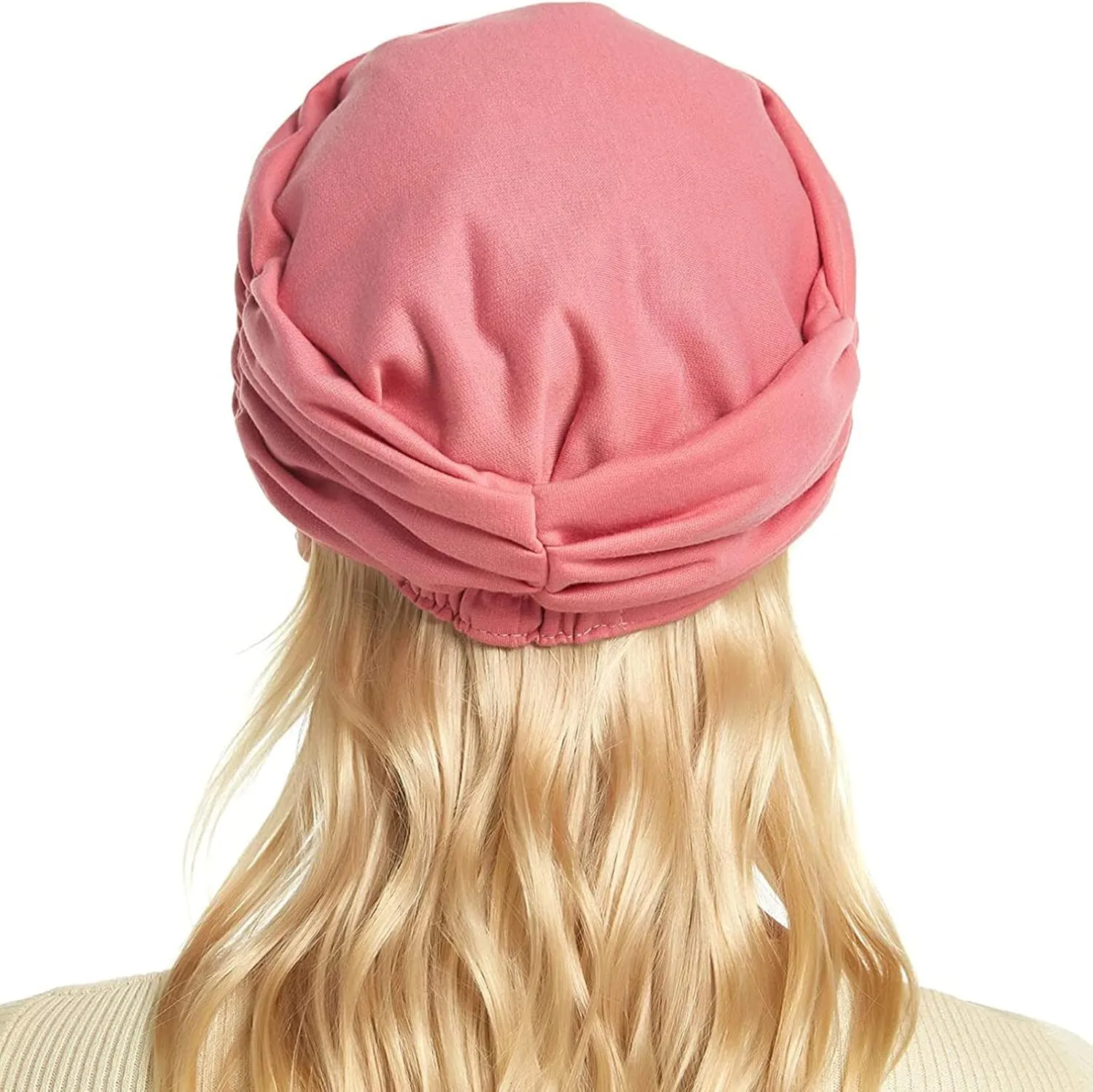 Women Ruched Tongue Dome Sun Hat Solid Color Soft Baseball Cap Stretch Lightweight Hat