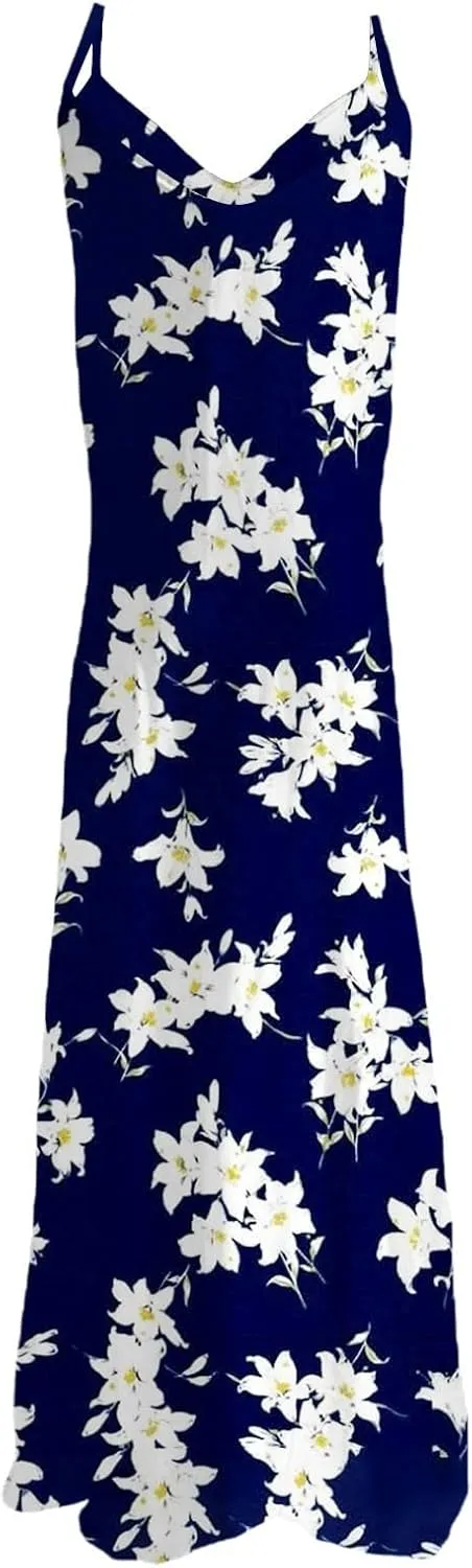 Women Summer Casual Short Sleeve Dresses Long Skirt Casual Flower Sleeveless Flutter Short Sleeve V Neck Button Down