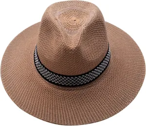Women Sun Hat Summer Foldable Packable Wide Brim Summer Beach Hat Ladies Straw Hats with Brim Caps